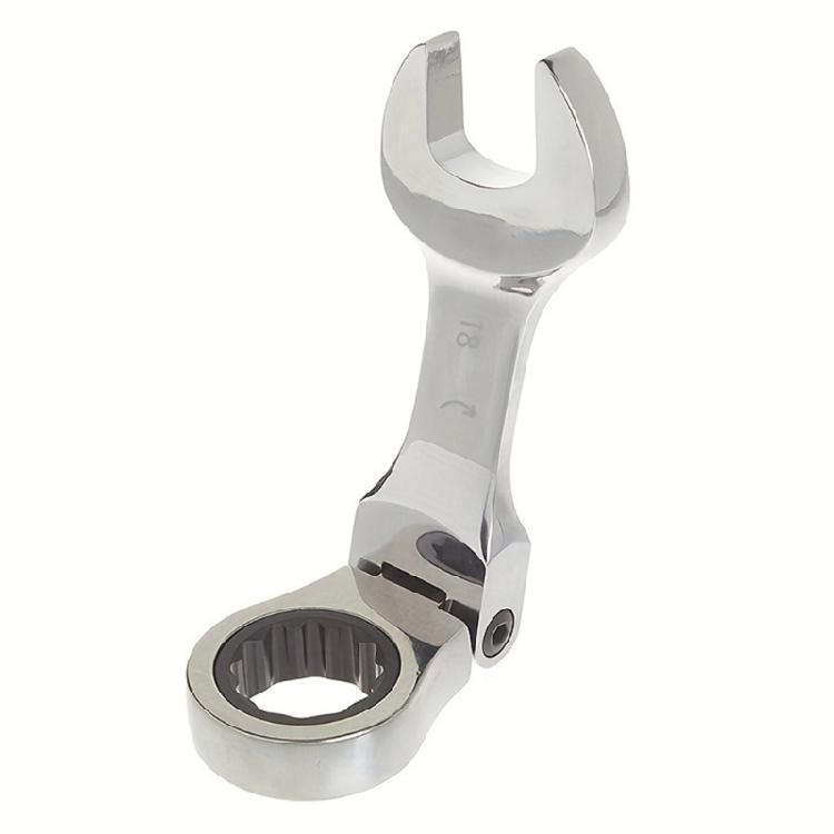 Reliable Ratcheting Wrench Hand Combination Wrench Spanner with 5°Movement