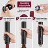 Electric Wine Opener Battery Wine Bottle Opener with Film and USB Charging Cable, Suit for American Home | Holes