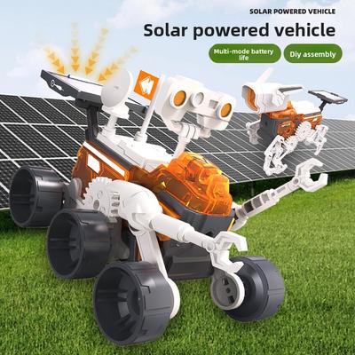 New Energy Power Space Exploration Car Children's Handmade DIY Assembly Science and Education Toys