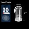 Reusable Transparent Acrylic Fish Feeder With Strong Suction Cups Floating Aquarium Feeding Ring Automatic Aquarium Feeding Tool