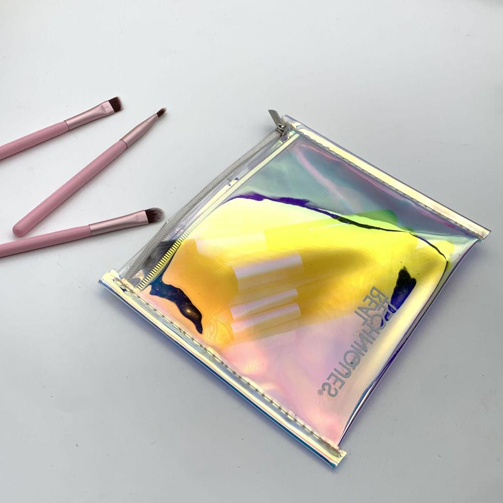 Portable Waterproof EVA Travel Makeup Bag with Transparent Design and Lanyard for Easy Storage