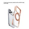 For iPhone 17 Pro Case Rotating Kickstand TPU + TPE Phone Cover Compatible with MagSafe