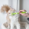 Pet Three Head Toothbrush Pet Dog Toothbrush Cat Toothbrush Cat and Dog Oral Cleaning Products Small Dog Soft Hair Toothbrush