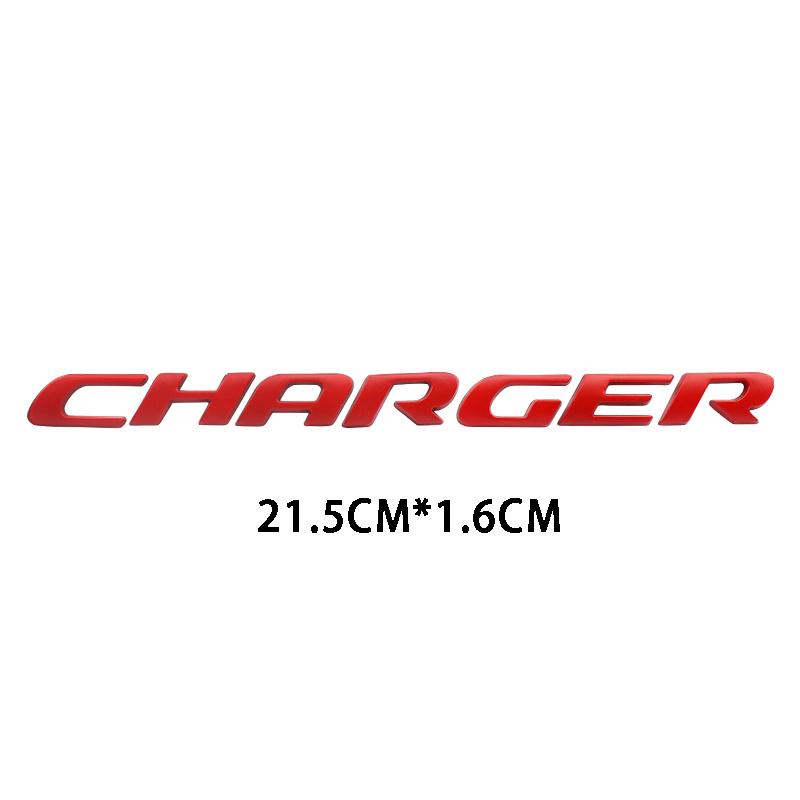 3D Metal Charger Badge Emblem Car Stickers Fender Decals Car Styling For Dodge Charger Dart Caliber Journey Auto Accessories LL1