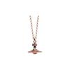 VIVIENNE WESTWOOD Classic Logo Pendant Necklace Women Necklace Brass 63020098-02G315
