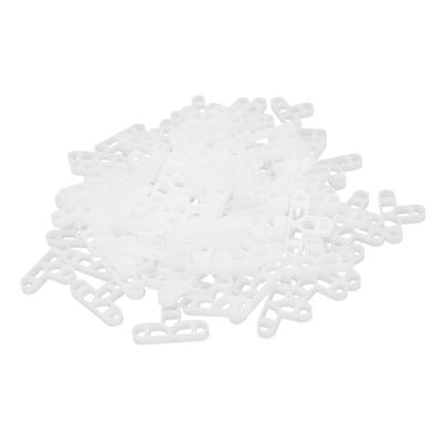 10mm 100pcs Écarteurs de Carrelage Séparateur de Mur en Briques 3 Voies Plancher Terrasse Carrelage d'Aménagement Outils pour Parement en Briques Type T