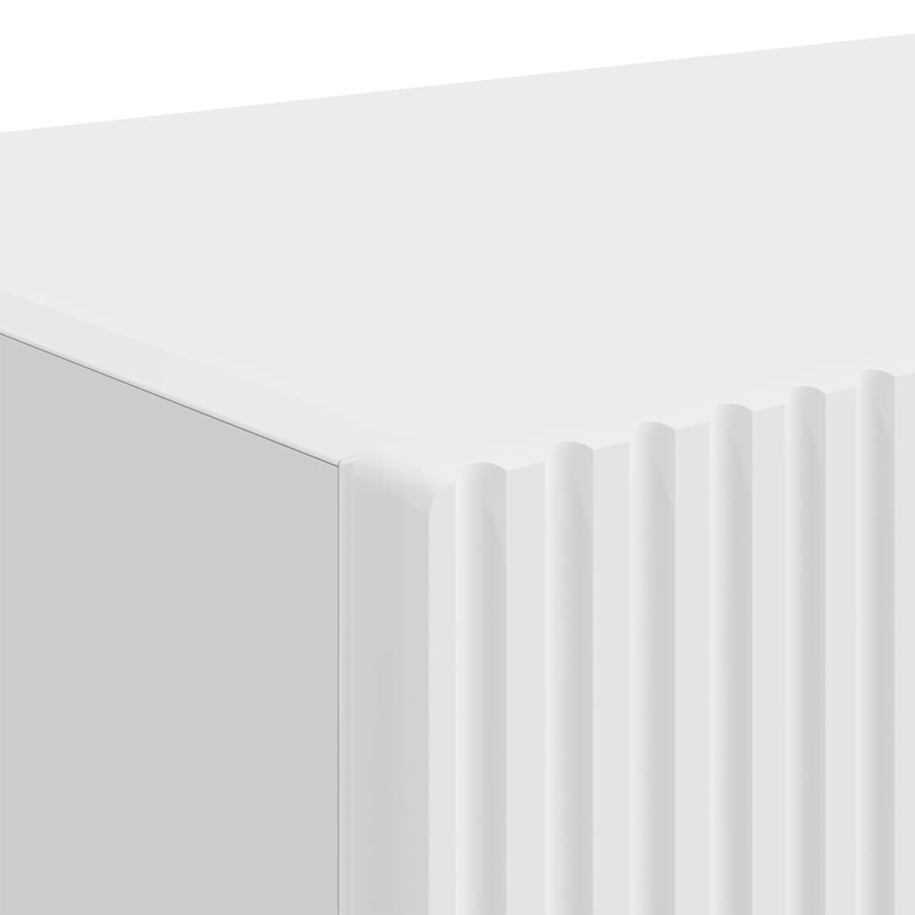 TV Wall Cabinet 60 X 31 X 29.5 Cm White Engineered Wood