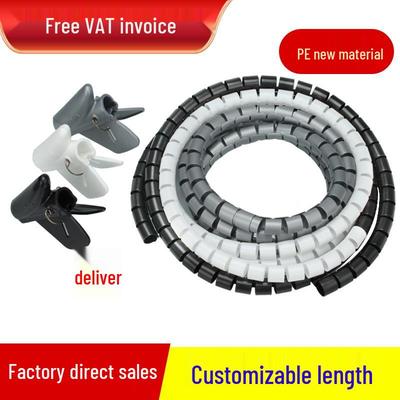 Kabelschlauch Drahtschutz: Computerkabelaufbewahrung, Wicklung, Beißschutz, Datenkabel-Management-Schlauch.