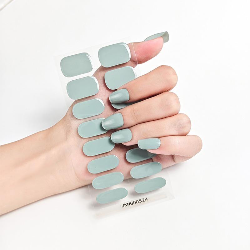 Neue einfarbige Nagelgel-Aufkleber, Nagelaufkleber, Nagelaufkleber, Lichthärtungslampen, Gel-Nagelaufkleber