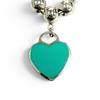 Excellent TIFFANY&Co. Bracelet Mini Heart Tag Bead Bracelet Silver AG925 Used