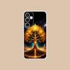 World Life Tree Mobile Phone Case for Samsung Galaxy S25 S24 S23 S22 S21Plus FE Ultra Clear Colorful Cover Smartphone Cover