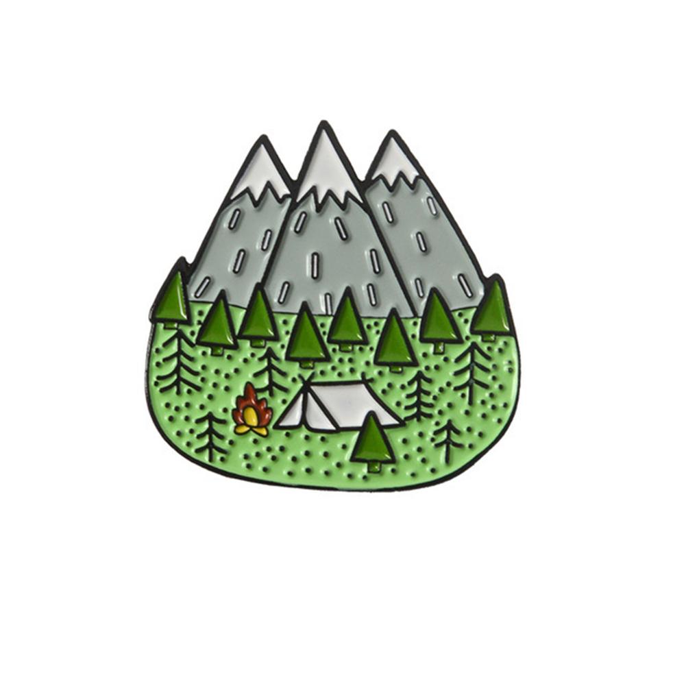 Air Tickets Enamel Pin Cartoon Explore Adventure Awaits Brooch Badge For Lapel Shirt Bag Jewelry Gift For Friends