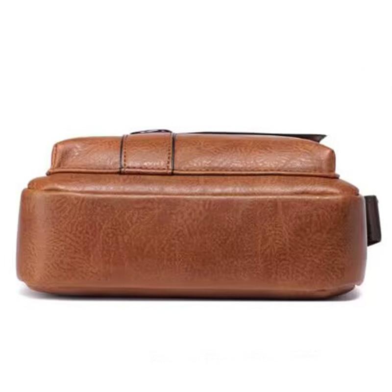 Rugged Vintage Texture Shoulder Bag 2025 Hot Sale Multi-Color Lightweight Adjustable-Strap for Daily Use Casual Crossbody Bag