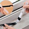 Keyboard Window Groove Cleaning Brush for Slits Slot Cleaning Tool with Dustpan
