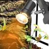 Clip-on Lamp Holder Turtle Basking Lamp Adjustable Heating Pet Heat Bulb  Temperature Controller