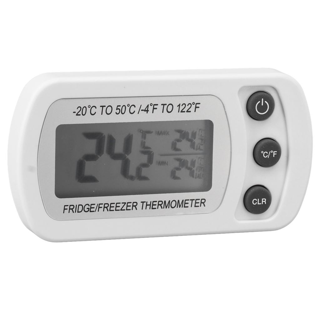2Pcs Digital Refrigerator Thermometer, Fridge Thermometer with LCD Display -20 to 50 for Kitchen Car Camping
