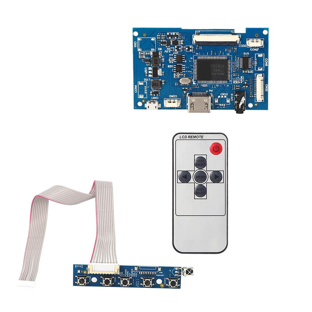 HDMI Controller Board Kit LCD Driver Module Shield for Universal 50Pin 7 Inch Display Screen 1024x600