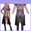 Traje de Cosplay Elegante e Chamativo de Descendentes 3 Evil Audrey para Meninas Halloween