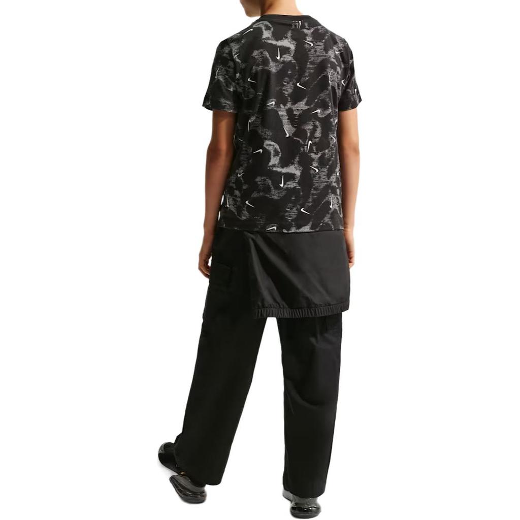 Nike Sportswear T-Shirt Round Neck Printed Short Sleeve Kids tops II0458-010