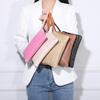 Fashion Ladies Weaving Bag Wristlet Clutch Women Daily Money Phone Clutch Solid Straw Woven Coin Purse Beach Wallet Card Leisure Travel