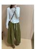 2025 Fall/Winter Women's Versatile Fleece-Lined Corduroy Wide-Leg Pants
