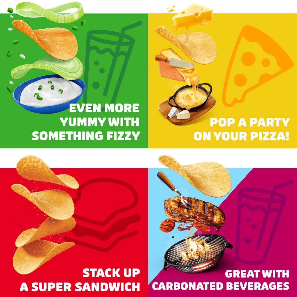 Pringles S Can Assorted Set of 4 Types Sour Cream Texas Style BBQ Contents May Change Depending On the Season Kellogg's (Umashio, Onion, Hi! CHEESE!,