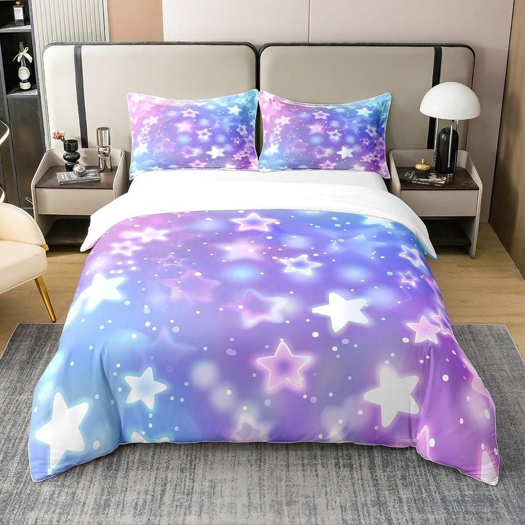 Warm Animated Down Comforter Set Bedding Set 3-piece Duvet Cover Set