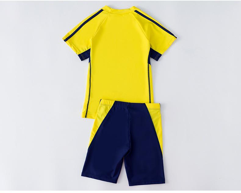 2024 Boys' Quick-Drying Split Swimsuit for Big Kids - Hot Spring Professional Swim Trunks