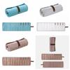 Kompakter Flanell Schmuckorganisator PVC Ringe Halsketten Aufbewahrungstasche Armbänder