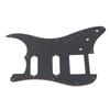 Plastic Guitar Pickguard 11 Mounting Holes 3 Layer HSS Scratch Guard Plate Replacement for ST Electr