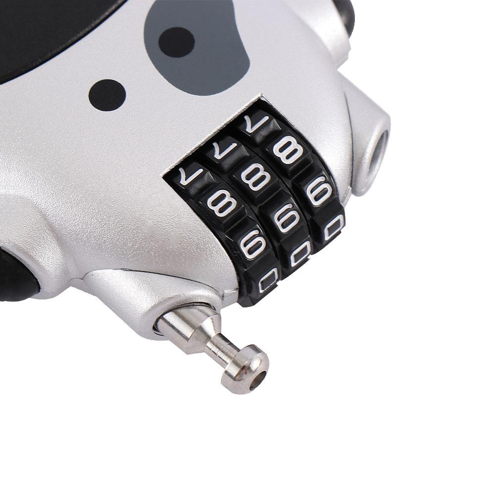 Anti-theft Motorcycle Helmet Lock Luggage Combination Lock Password Padlock Travel Accessories