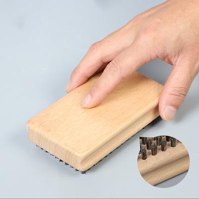 3Pcs Snowboard Wax Brush Ski Board Cleaning Brush with Nylon Brush Horsehair Brush Brass Brush Reusable Ski Wax Brush