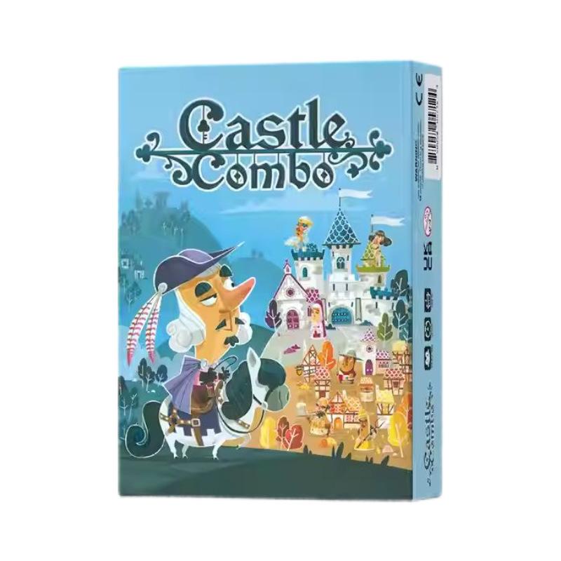 Castle Combo Strategy Board Game Medieval Table Game Including Instant Effects Endgame Bonuses Ideal for 2 4 Players Family Games
