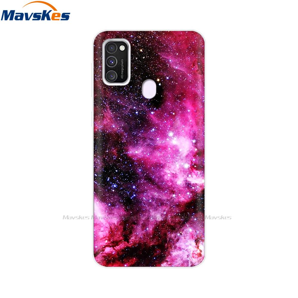 For Samsung Galaxy M21 Case Back Cover Soft Silicone TPU Phone Case For Samsung Galaxy M20 M21 M30 M30s M31 Case Cover Bumper