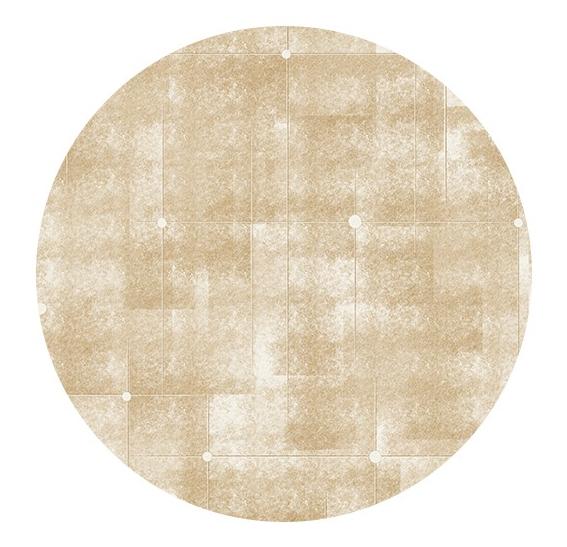 Cream Style Bedroom Decor Round Carpet Light Luxury Carpets for Living Room Anti-slip Lounge Plush Floor Mat Home Thick Soft Rug