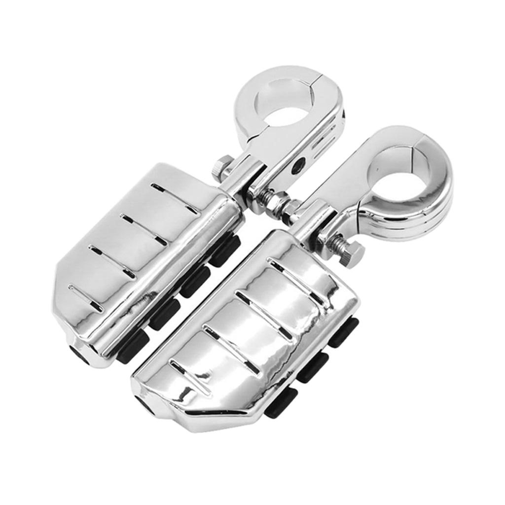 Racing Motorcycle Footpegs with Fixed Brackets Footrest for - As Described