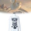 Spring Summer Womens T Shirt With 3d And Sun Print For Casual Wear
