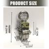 Double Wheel Quiet Bearing Pulley With Safety Lock U Grooves Bearing Pulley For Warehouse And Home Use