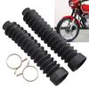 2PC Motorcycle Part Front Fork Cover Gaiters Gators Boot Shock Protector Dust Guard For Off Road Pit Dirt Bike Motocross Bicycle
