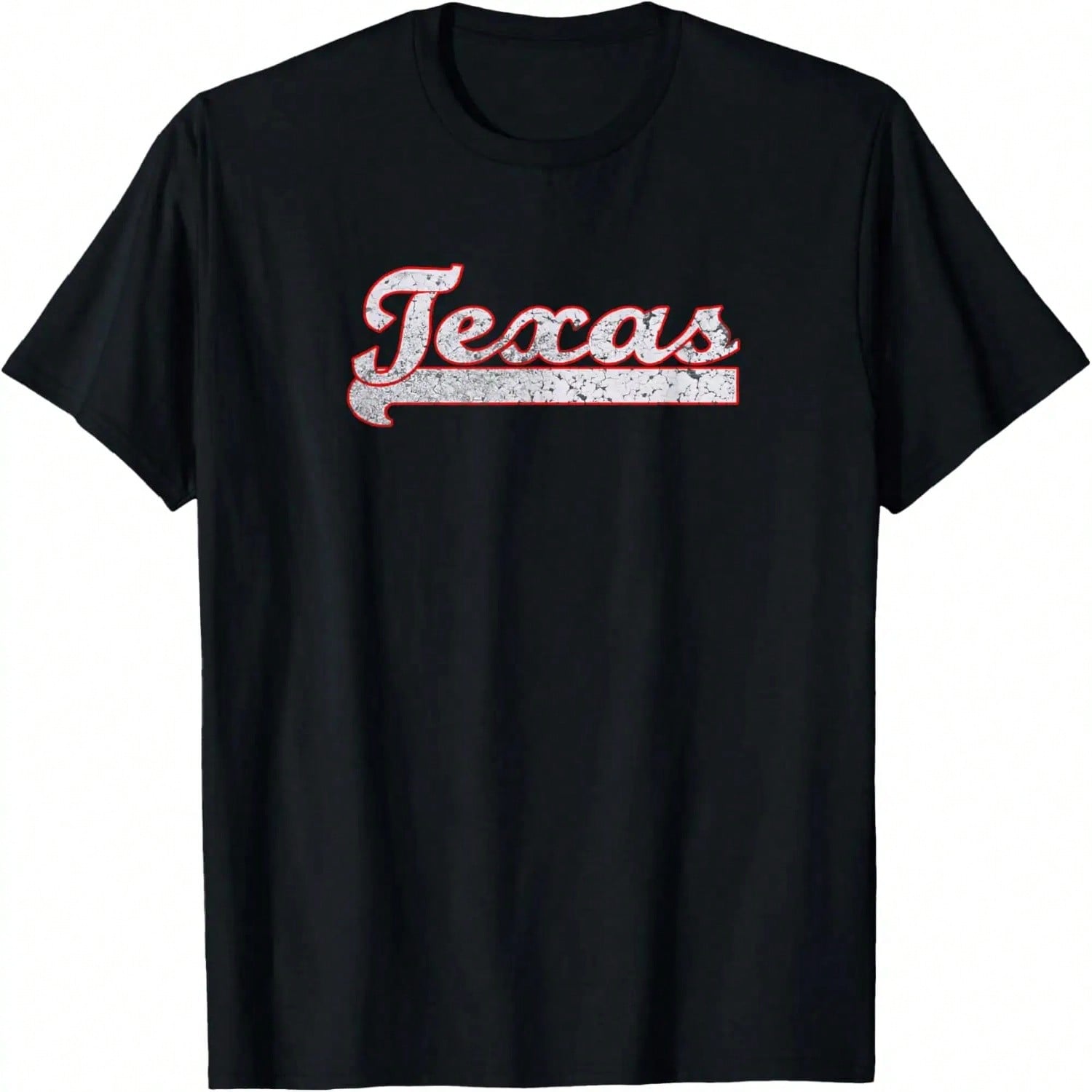 Texas Vintage Distressed Baseball T-Shirt S