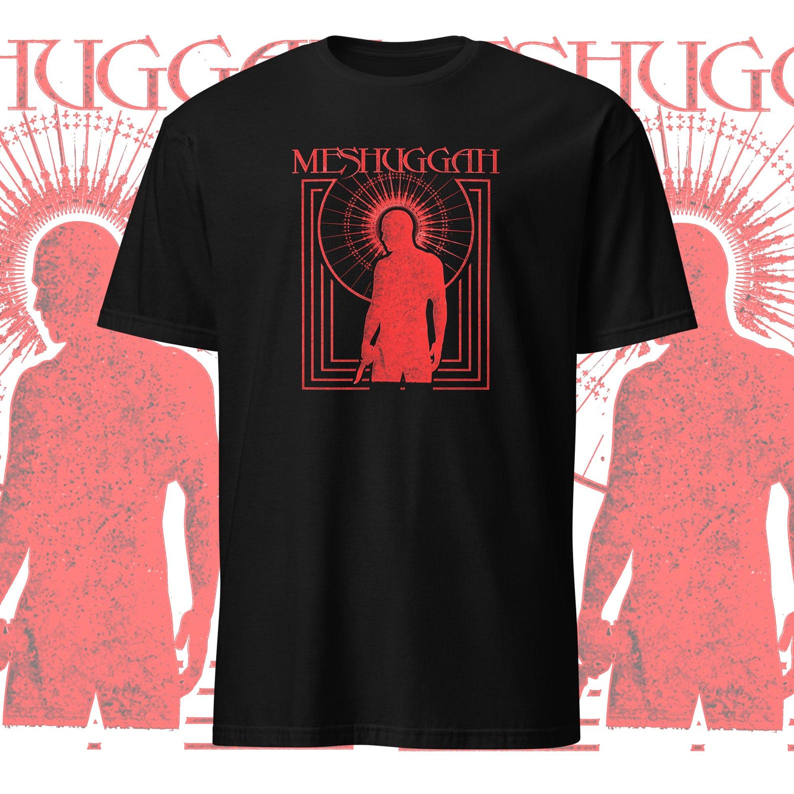 Meshuggah T shirt Heavy Metal Clothing Streetwear M