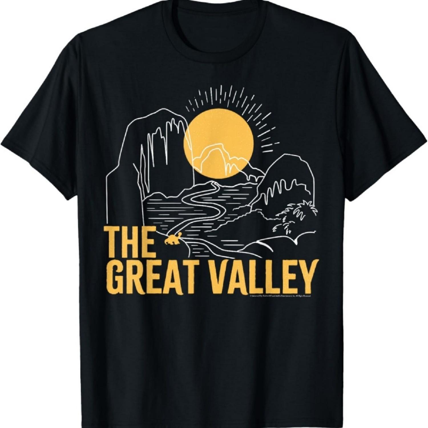 Land Before Time Sunrise Over The Great Valley T-Shirt XXXXXL чёрный
