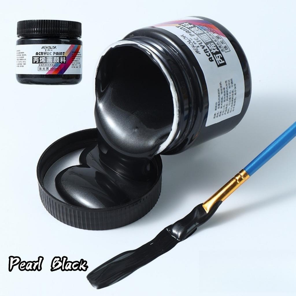 100ml Matte Acrylic Paint Bundle Premium Colors Non Crack Formula for Rock Painting Fabric Canvas Wood Crafts Waterproof Art Sup