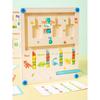 Children's Magnetic Maze Color Matching Montessori Toys Concentration Training Early Education Logic Thinking for 3+ Children