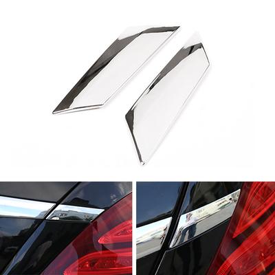 ABS Car Styling Car Tail Strips Sequins Trim For Mercedes Benz S Class W222 2014- Chrome Silver Car Exterior Accessories