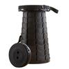 Portable Folding Telescopic Stool Lightweight Plastic Subway Queuing Chair and Outdoor Camping Fishing with Carry Bag