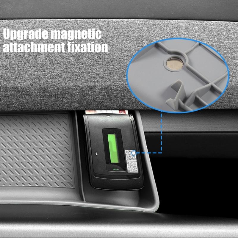 Car Dashboard Storage Tray for Y Juniper 3 Screen Rear Phone Box Waterproof Silicone Organizer Tray