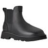 UGG Hybrid Leder Modetrend Kurze Chelsea Boots Herrenstiefel Schwarz 1172990-BLK