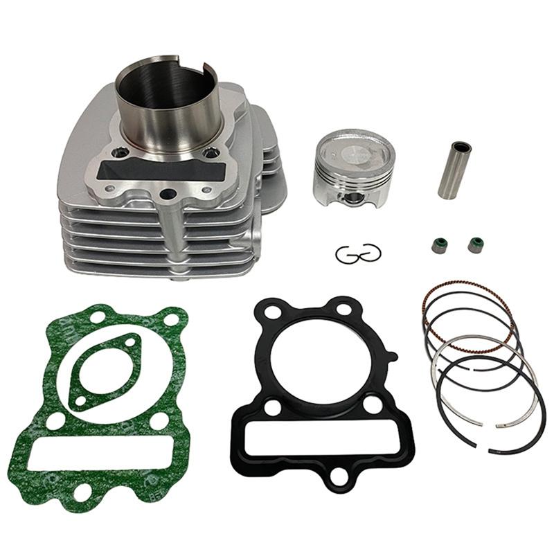 Ac29-Motorcycle Engine Cylinder Piston Replacement Kit 56Mm Fits For BAJAJ Boxer 150, Discover 125G, Bm150 CT150