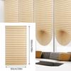 Shades Self-adhesive Half Windows Non-woven Folding Curtain Bathroom Balcony Living Room Balcony Curtains Pleated Blinds